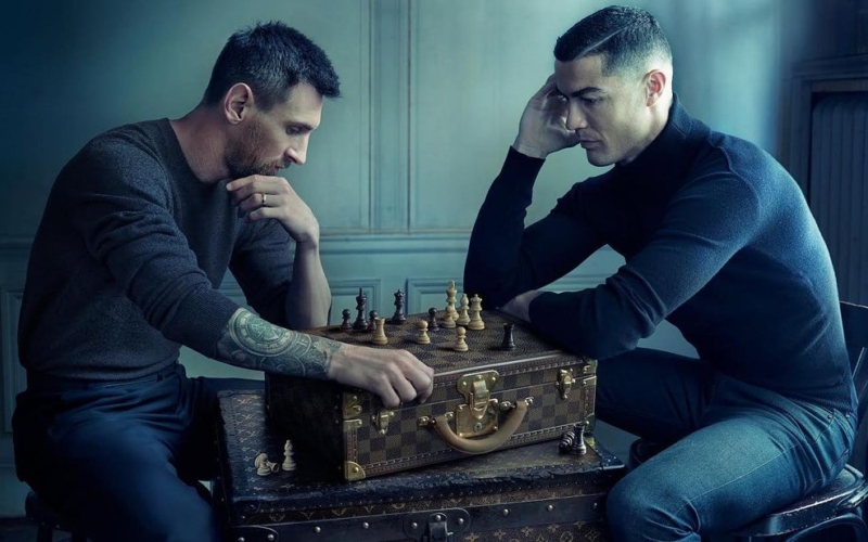 Messi και Ronaldo παίζουν «mind games» σε σκακιέρα στη νέα καμπάνια της Louis Vuitton