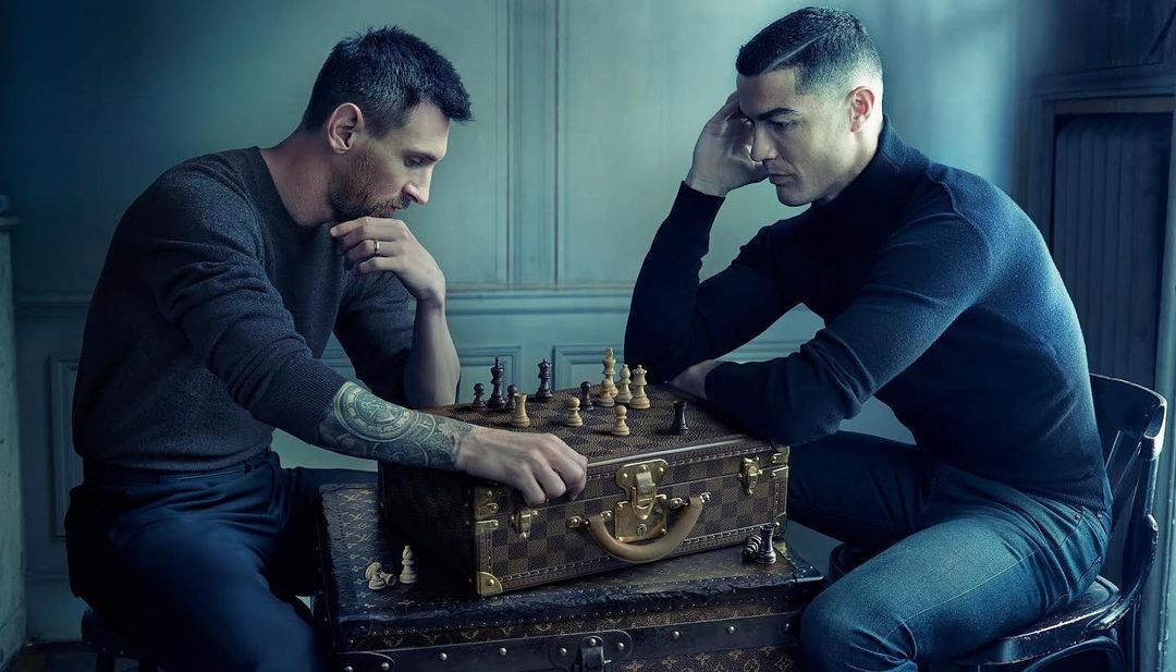 Messi και Ronaldo παίζουν «mind games» σε σκακιέρα στη νέα καμπάνια της Louis Vuitton