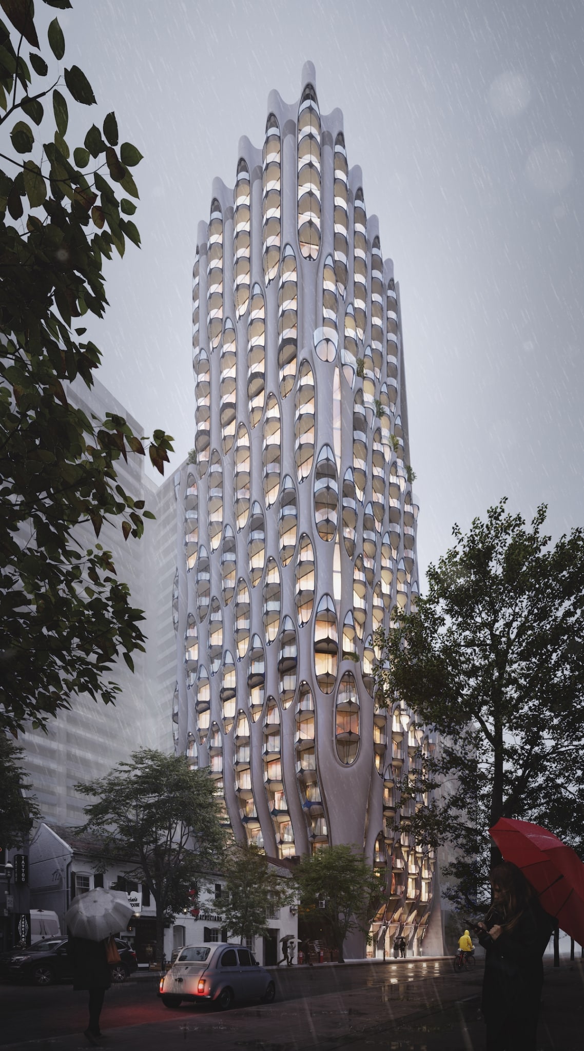 Dreamy High Rise: O ουρανοξύστης στο Τορόντο που μοιάζει να εναρμονίζεται με τα σύννεφα