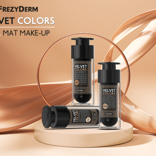 VELVET COLORS by Frezyderm: Νέα ματ make-up βελούδινης και ανάλαφρης υφής για αψεγάδιαστη όψη