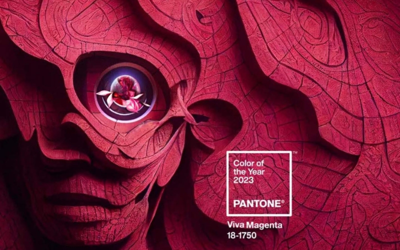 H Pantone ανακοίνωσε το χρώμα της χρονιάς για το 2023: Viva Magenta, τολμηρό και πνευματώδες