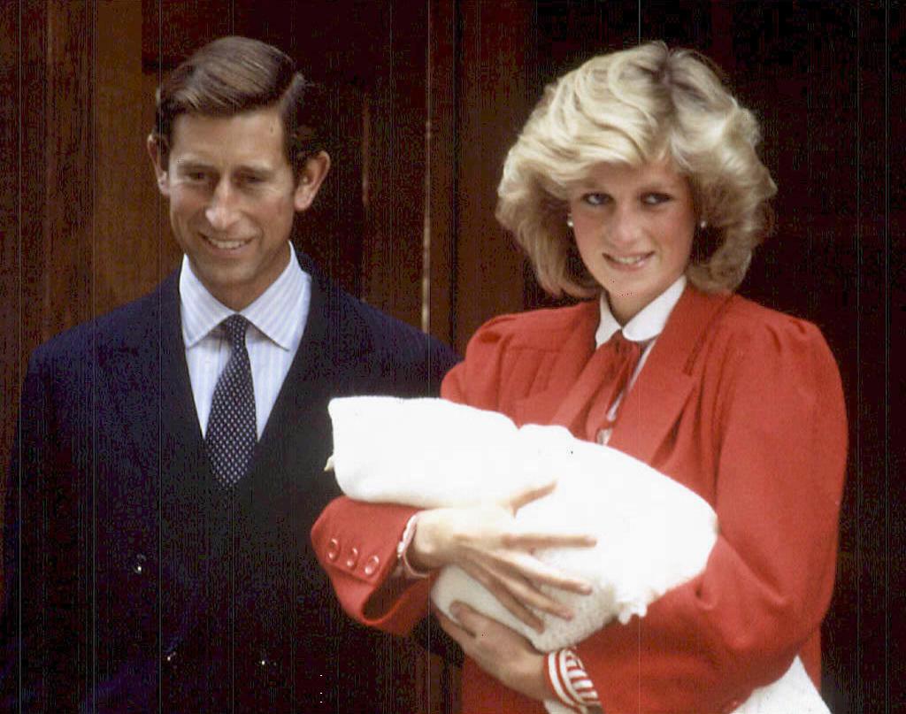 KING CHARLES and DIANA and BABY