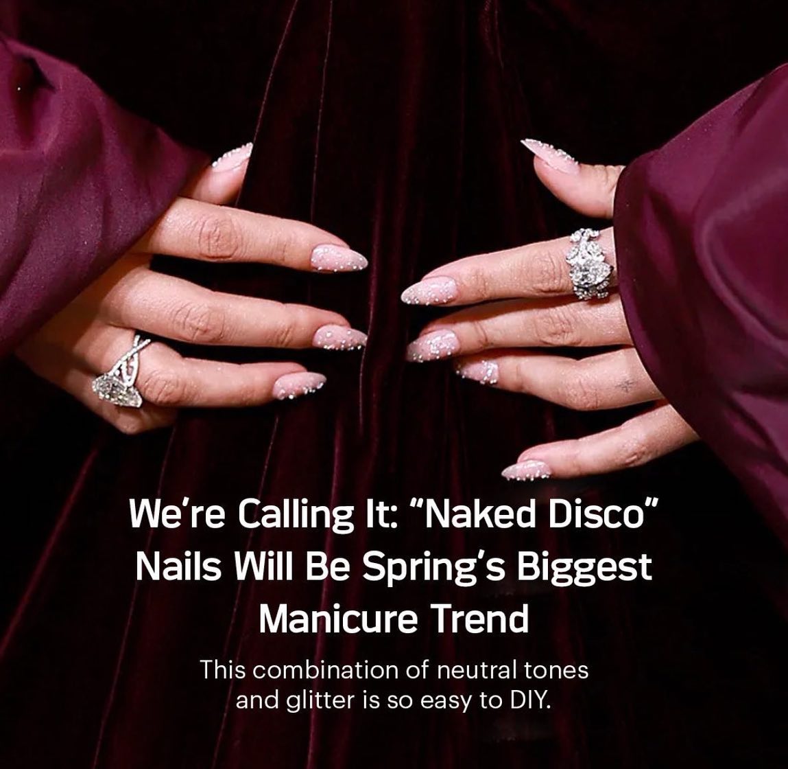 Naked Disco nails: Τα αστραφτερά νύχια της Selena Gomez δεν είναι για να τα κρύβεις