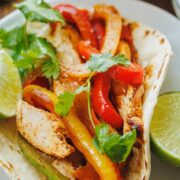 συνταγή για Chicken Fajitas