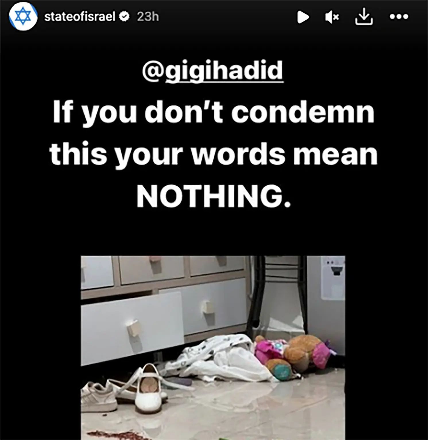 Η Gigi Hadid καταδικάζεται από την Ισραηλινή κυβέρνηση για την θέση της υπέρ των Παλαιστινίων