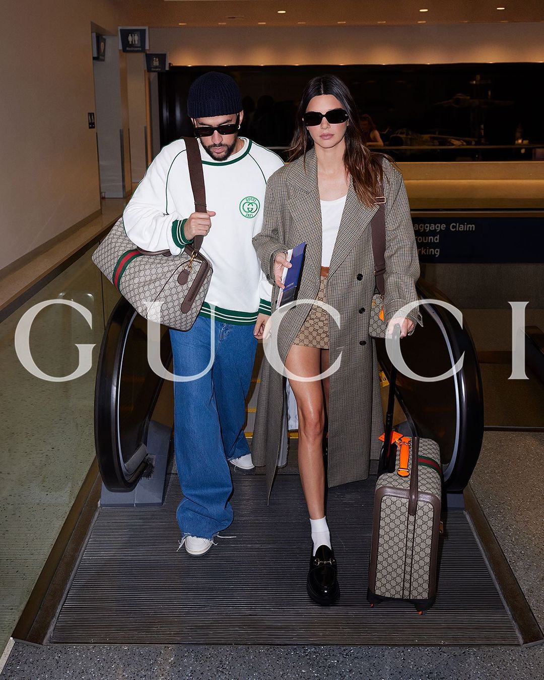 Η Kendall Jenner και ο Bad Bunny πρωταγωνιστούν στη νέα πολυτελή καμπάνια του Gucci