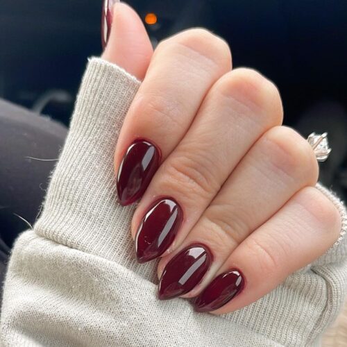 cherry cola nails