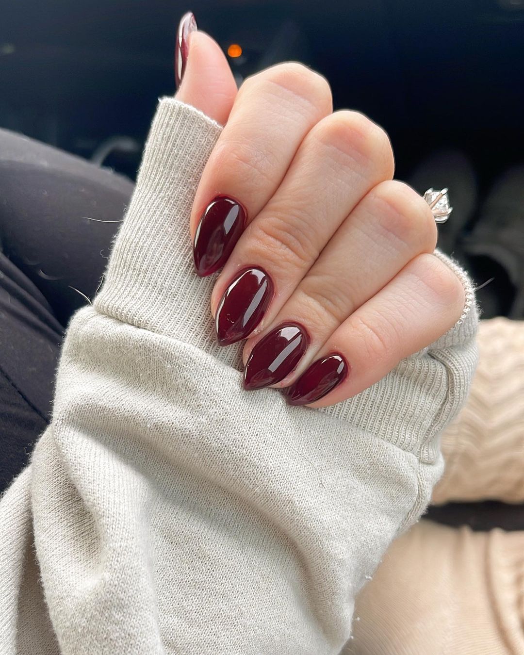 cherry cola nails