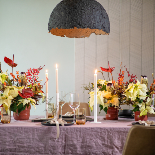 6 ιδέες για να διακοσμήσεις με αλεξανδρινά το εορταστικό σου τραπέζι