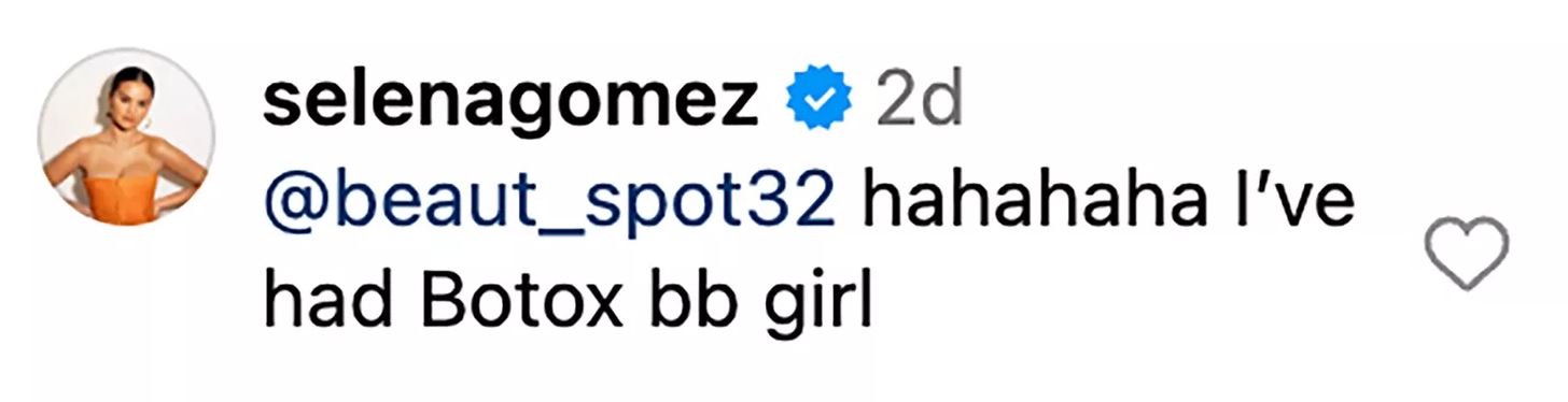 Η Selena Gomez αποκαλύπτει μέσω Instagram: «Έχω κάνει botox»