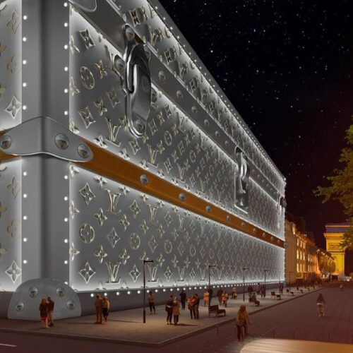 Η αποκάλυψη της Louis Vuitton για την ανακαίνιση του κτιρίου-μαμούθ στα Ηλύσια Πεδία στο Παρίσι