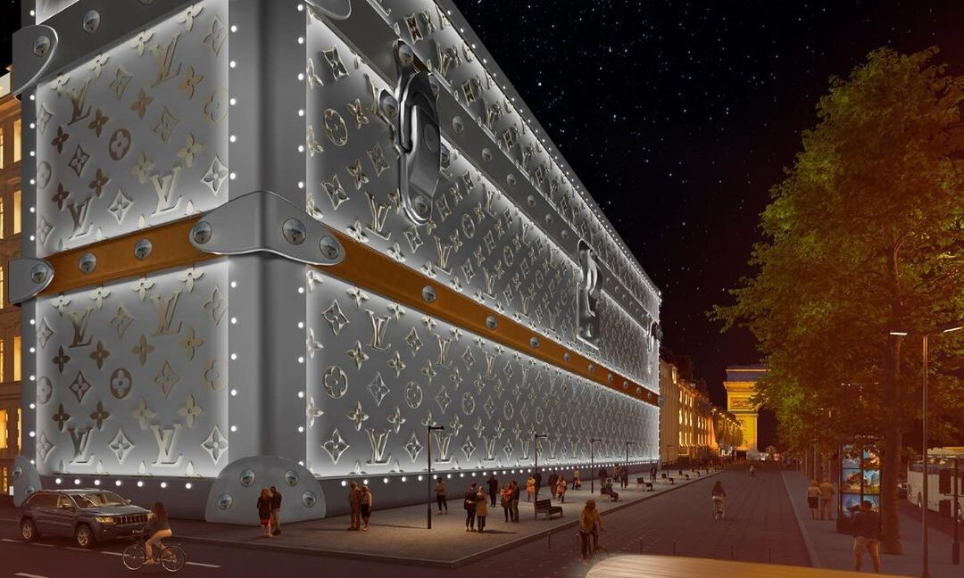 Η αποκάλυψη της Louis Vuitton για την ανακαίνιση του κτιρίου-μαμούθ στα Ηλύσια Πεδία στο Παρίσι