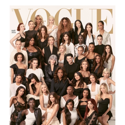 Salma Hayek,Miley Cyrus,Cindy Crawford και άλλες 37 stars ποζάρουν μαζί για το εξώφυλλο της Vogue