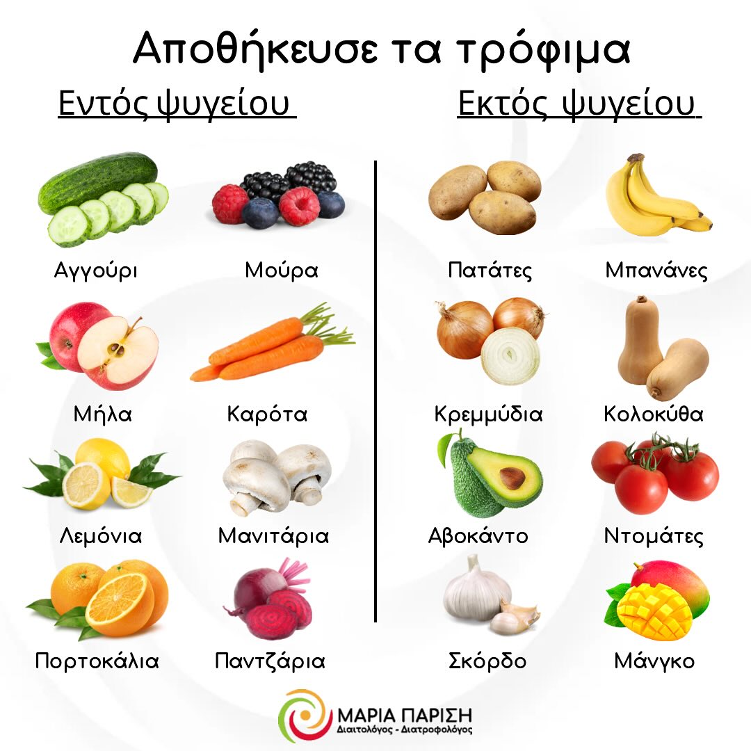 Ποια λαχανικά πρέπει να βάζεις στο ψυγείο και ποια να αφήνεις εκτός 8 Ποια λαχανικά πρέπει να βάζεις στο ψυγείο και ποια να αφήνεις εκτός
