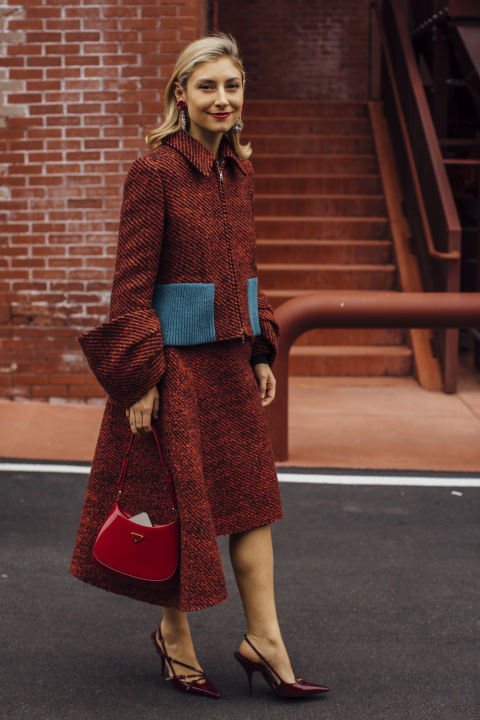 Οι slingback γόβες ήταν το κυρίαρχο trend στα street style στην Εβδομάδα Μόδας της Νέας Υόρκης