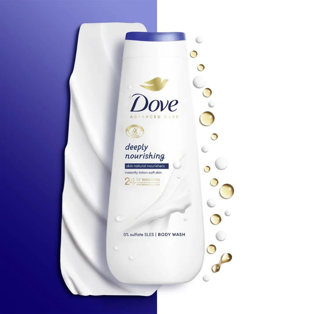 Νέα σειρά αφρόλουτρων Dove Advanced Care