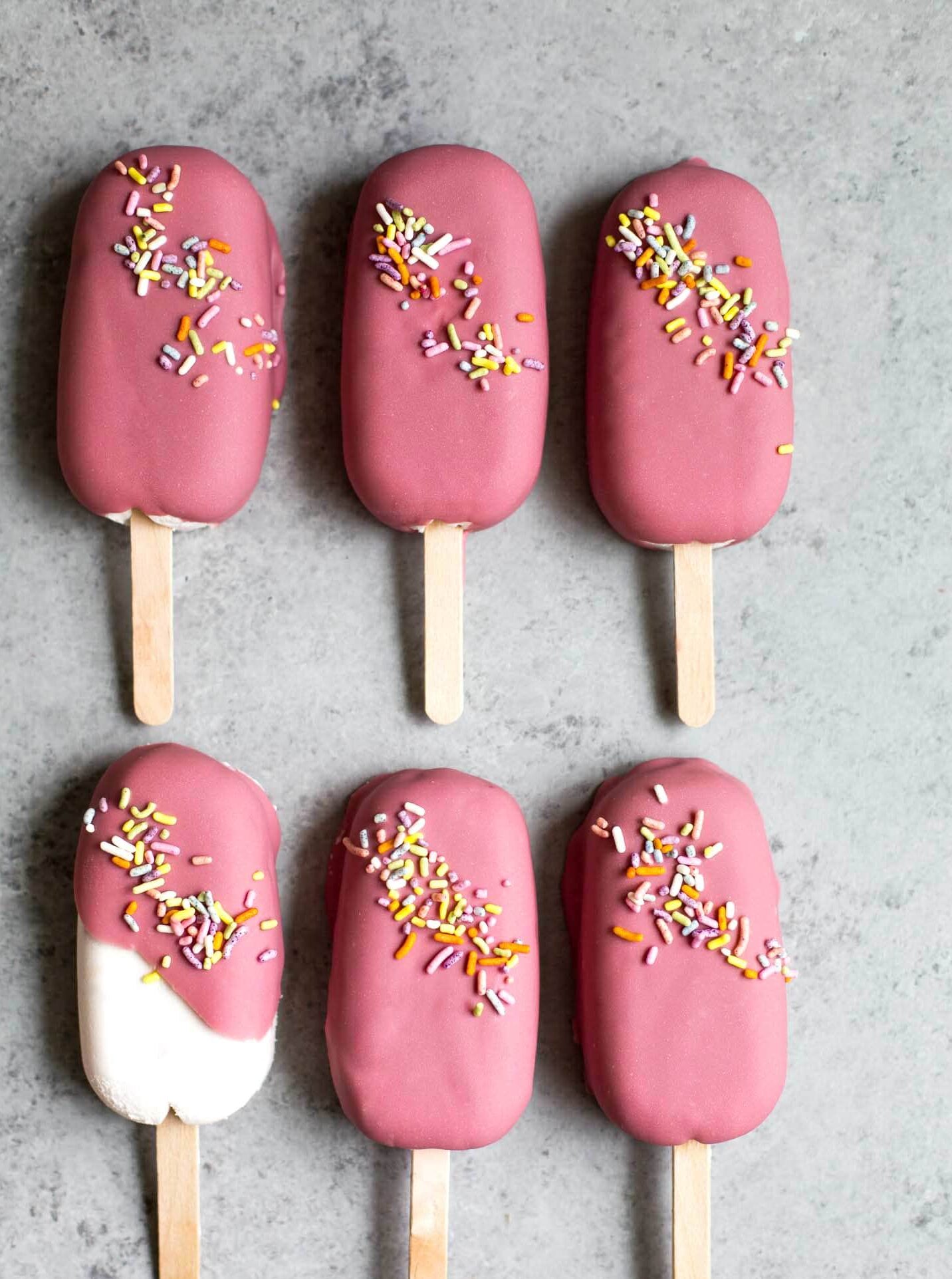 Παγωτό ξυλάκι χωρίς ζάχαρη με 3 μόνο υλικά