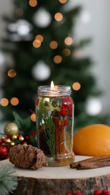 Φτιάξε τα πιο εντυπωσιακά DIY κεριά με υλικά που έχεις ήδη στην κουζίνα και μπες σε mood Χριστουγέννων