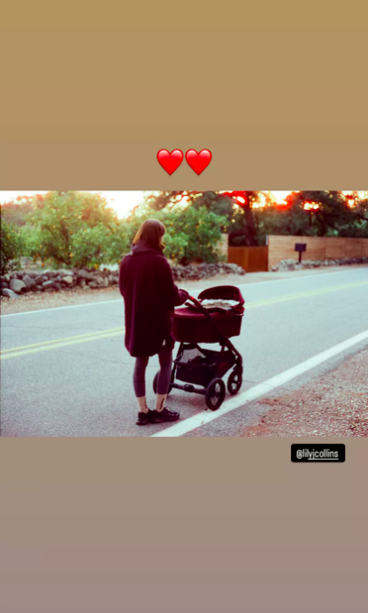 Η Lily Collins μοιράζεται την πρώτη φωτογραφία της με την κόρη της Tove