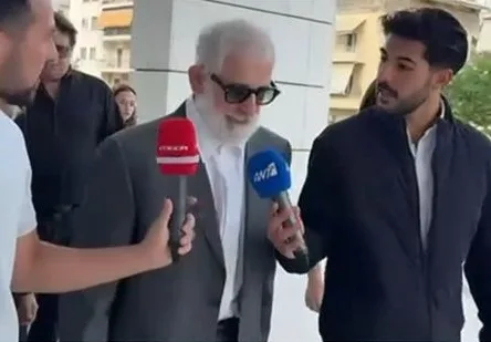 Πέτρος Φιλιππίδης: Ανησυχία στη δίκη του - Αποχώρησε υποβασταζόμενος από τη σύζυγό του