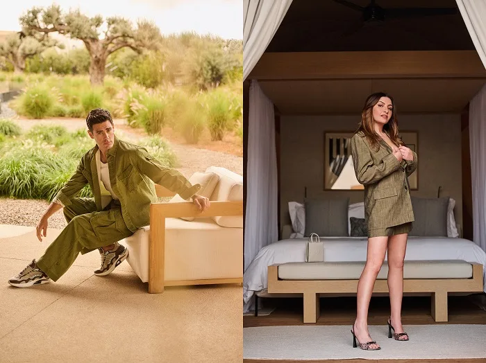 Sunset Safari: Έλενα Παπαρίζου και Κώστας Μαρτάκης στη νέα SS25 καμπάνια της HARALAS