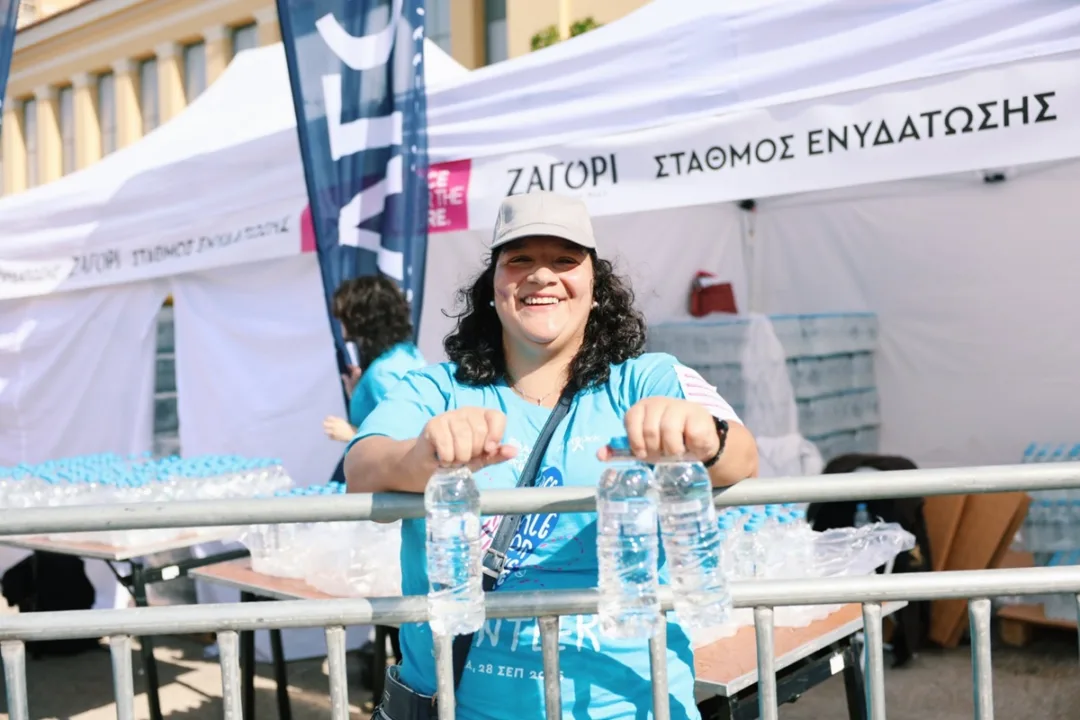 Φυσικό Μεταλλικό Νερό ΖΑΓΟΡΙ: Σταθερός Υποστηρικτής του Greece Race for the Cure®