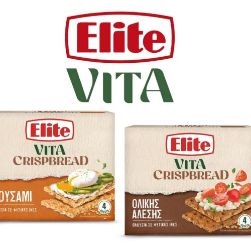 Η Elite παρουσιάζει τη νέα σειρά ELITE VITA CRISPBREAD για τραγανή απόλαυση και ισορροπημένη διατροφή