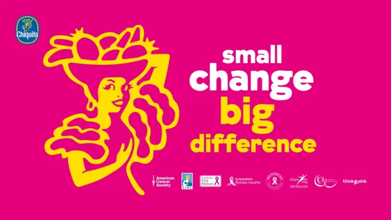 Η Chiquita για 9η χρονιά στηρίζει την εκστρατεία ευαισθητοποίησης για τον καρκίνο του μαστού με την παγκόσμια καμπάνια «Small Change, Big Difference»