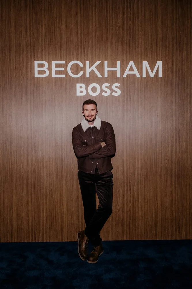 Ο David Beckham στη Σαγκάη για την παρουσίαση της νέας του συλλογής με τη BOSS
