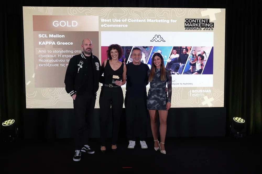 Η Kappa Greece αναδείχθηκε “Brand of the Year 2025” στα Content Marketing Awards