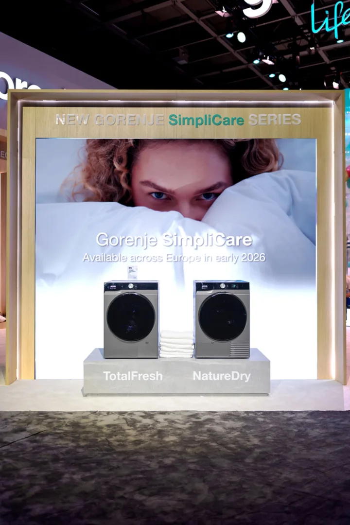 Gorenje: Η σειρά SimpliCare G800 κατακτά το Βραβείο Καινοτομίας IFA 2025 για την επανάσταση στο πλύσιμο