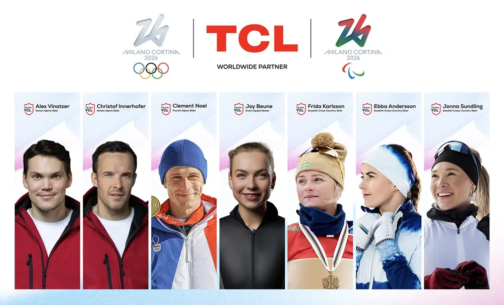 Η TCL Παρουσιάζει την Ομάδα Team TCL EU για τους Χειμερινούς Ολυμπιακούς Αγώνες Milano Cortina 2026