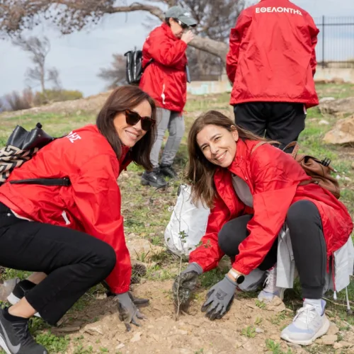 Δεύτερη εθελοντική αναδάσωση στην Πεντέλη από τους εργαζόμενους της Henkel Hellas