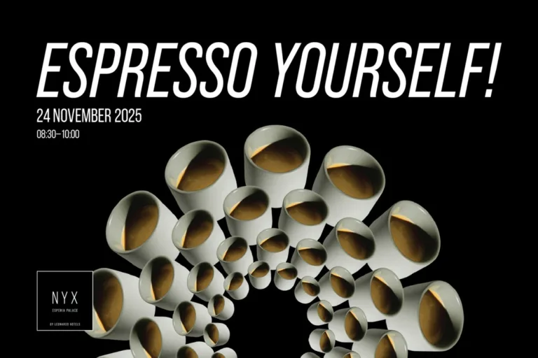 Espresso Yourself: Μια δημιουργική pop-up εμπειρία στο NYX Esperia Palace για την Ημέρα του Espresso