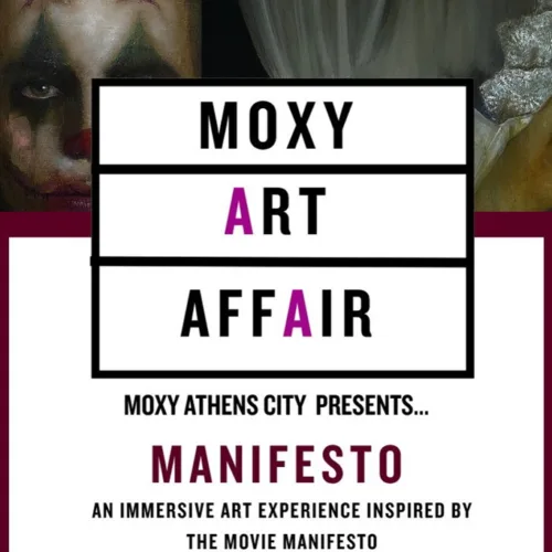 Η έκθεση “MANIFESTO” του Μιχάλη Τσακουντή στο Moxy Athens City