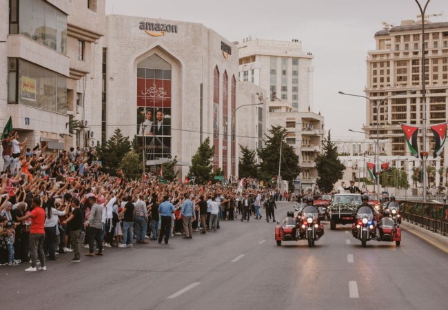 βασιλικό γάμο του πρίγκιπα Χουσεΐν και της Ραζούα Αλ Σάιφ