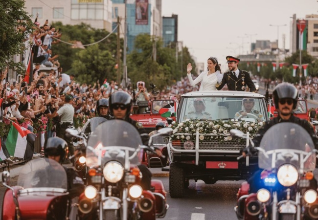 βασιλικό γάμο του πρίγκιπα Χουσεΐν και της Ραζούα Αλ Σάιφ
