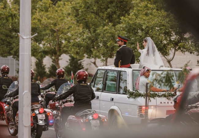 βασιλικό γάμο του πρίγκιπα Χουσεΐν και της Ραζούα Αλ Σάιφ